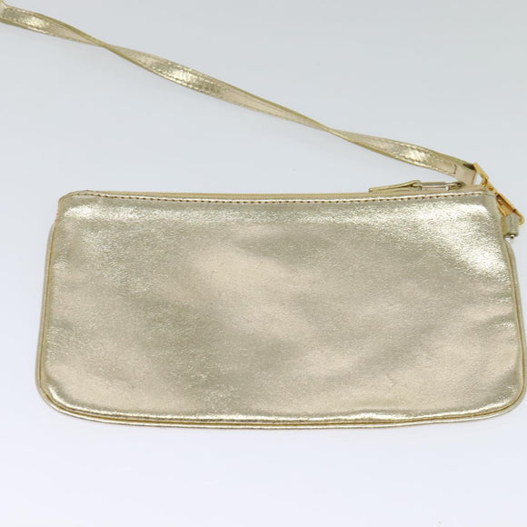 TIFFANY&Co. Reversible Tote Bag Leather Suede Gold Tone Auth 105966