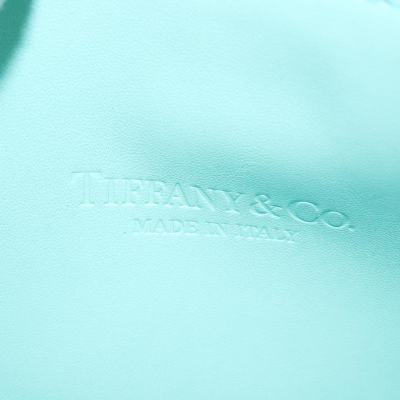 TIFFANY&Co. Reversible Tote Bag Leather Suede Gold Tone Auth 105966