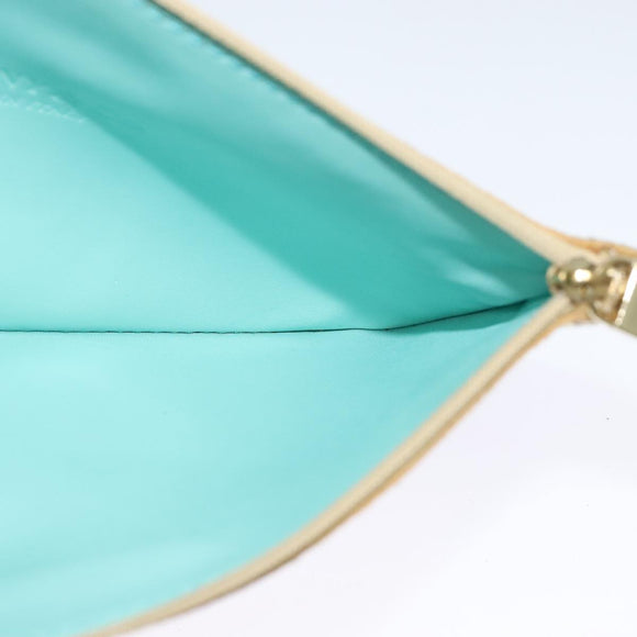 TIFFANY&Co. Reversible Tote Bag Leather Suede Gold Tone Auth 105966