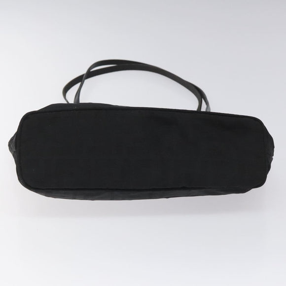 FENDI Zucca Canvas Hand Bag Black Auth 108264