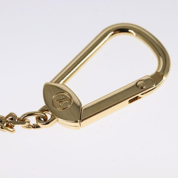 LOUIS VUITTON Porte Cles Cannes Key Holder metal Gold M65383 LV Auth 111243