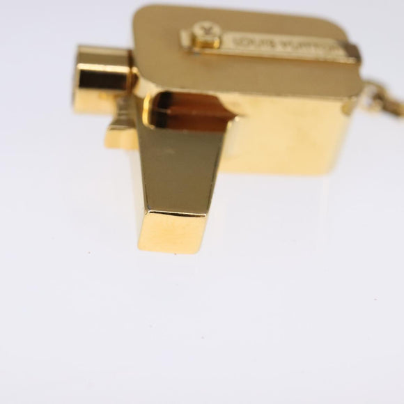 LOUIS VUITTON Porte Cles Cannes Key Holder metal Gold M65383 LV Auth 111243