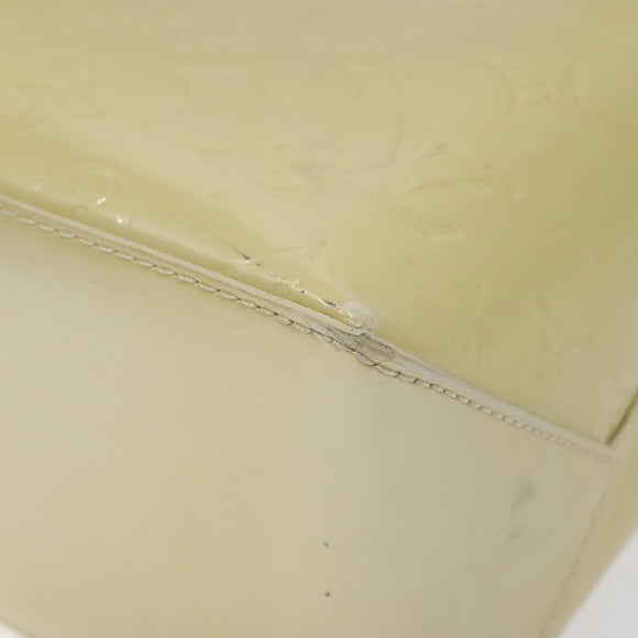 LOUIS VUITTON Monogram Vernis Wilshire MM Hand Bag Broncorail M91441 Auth 115613