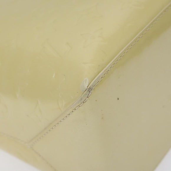 LOUIS VUITTON Monogram Vernis Wilshire MM Hand Bag Broncorail M91441 Auth 115613