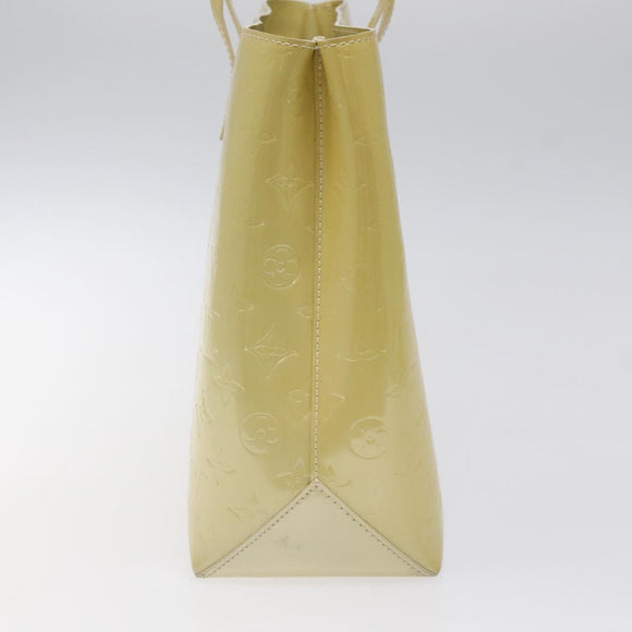 LOUIS VUITTON Monogram Vernis Wilshire MM Hand Bag Broncorail M91441 Auth 115613