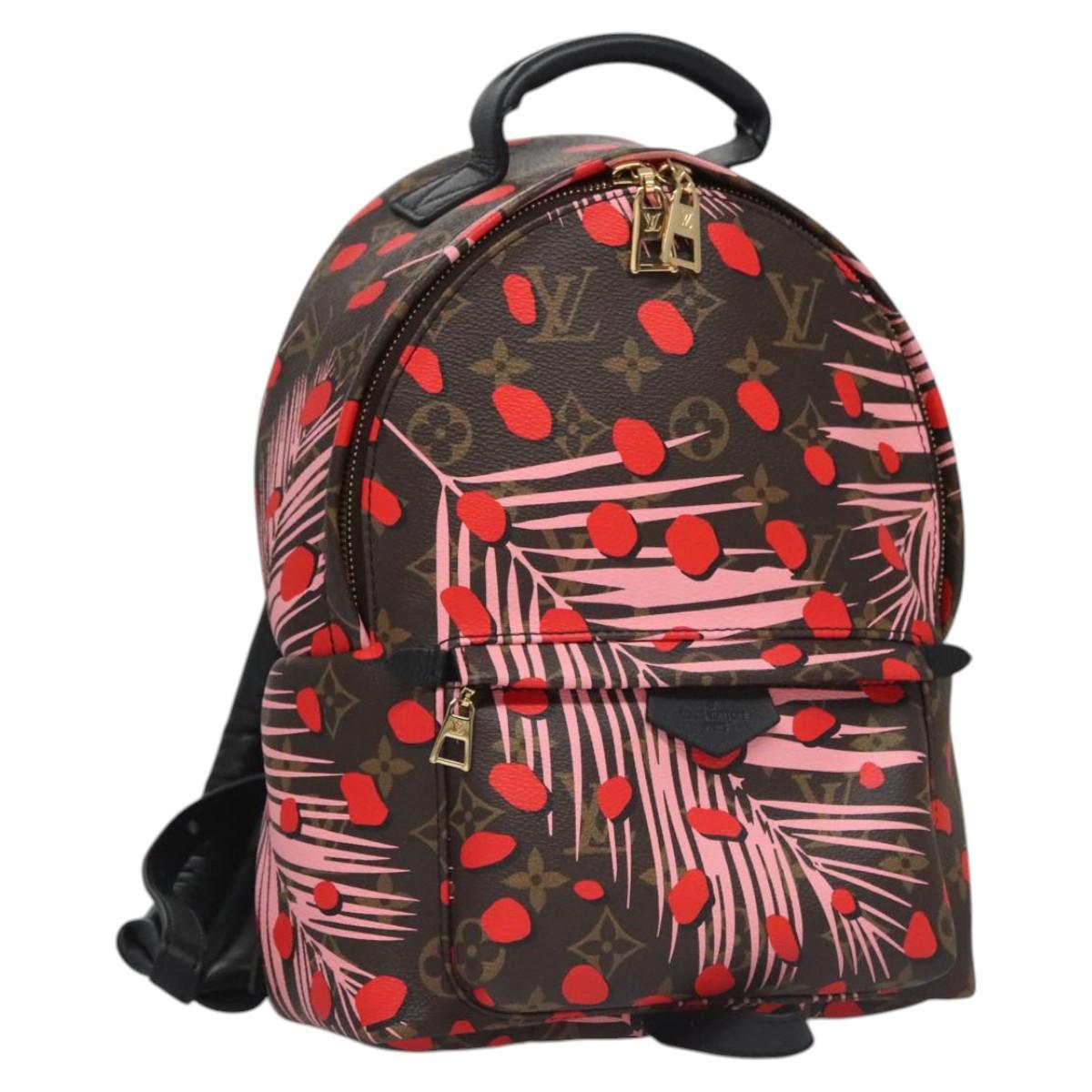 LOUIS VUITTON Monogram jungle Dot Palm Springs PM Backpack  display picture 1