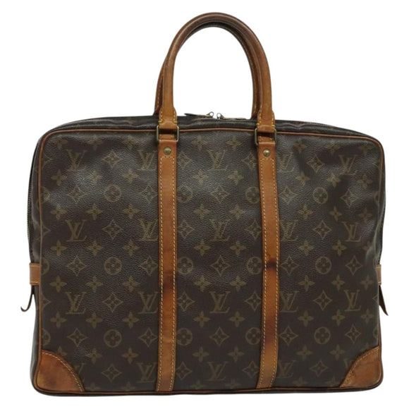 LOUIS VUITTON Monogram Porte Documents Voyage Business Bag M52005 LV Auth 119502