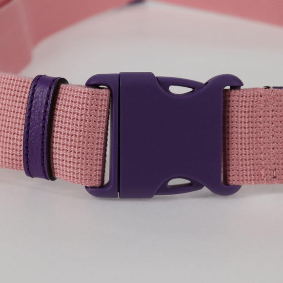 GUCCI Waist bag Nylon Silver Light green 752102 Auth 123064M