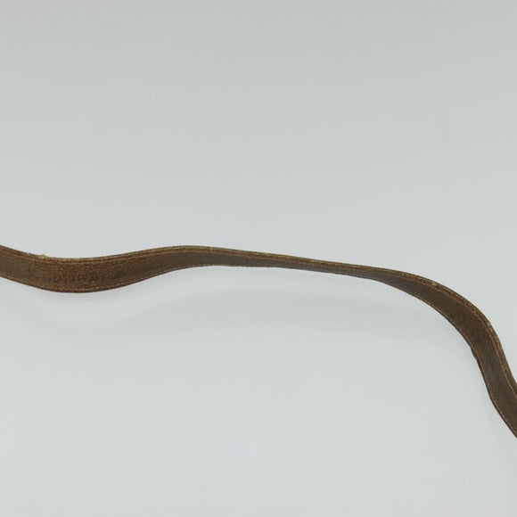 GUCCI GG Supreme Shoulder Bag PVC Beige Gold Auth 123381