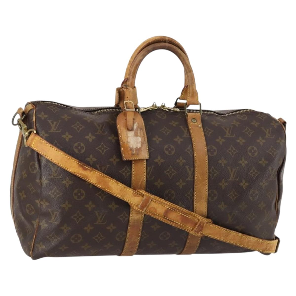 LOUIS VUITTON バック LOUIS VUITTON Monogram Keepall Bandouliere 45 Boston Bag M41418 LV
