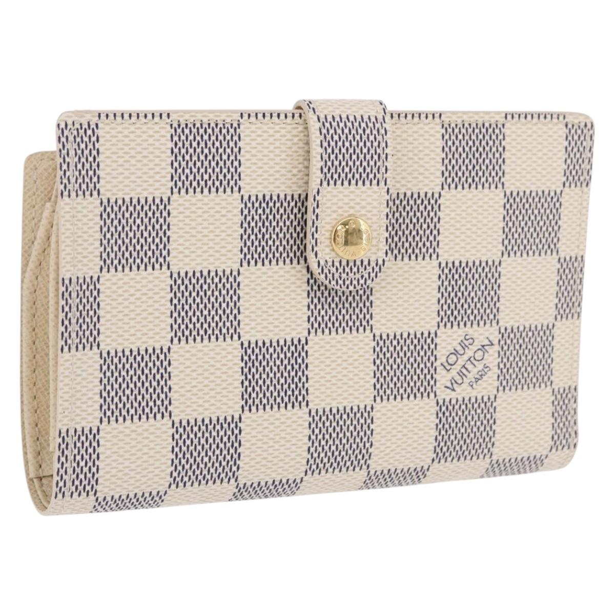 LOUIS VUITTON Damier Azur Portefeuille Viennois Wallet N61676 LV 