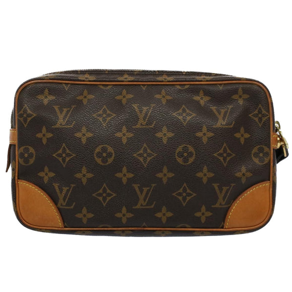 LOUIS VUITTON Monogram Marly Dragonne GM Clutch Bag M51825 LV Auth 54981