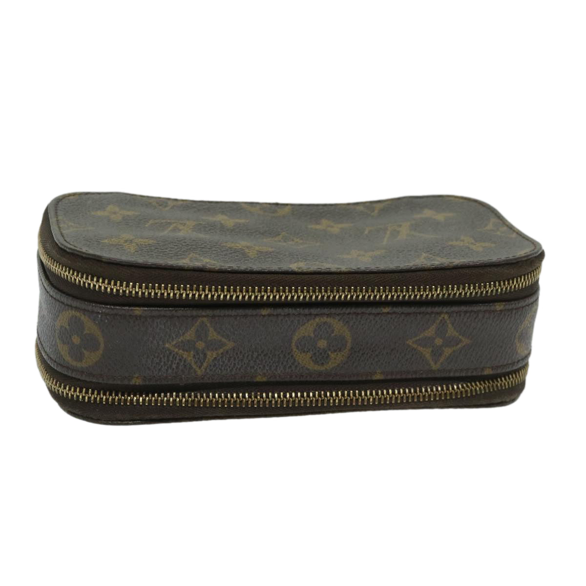 LOUIS VUITTON ポーチトゥルース・ブラッシュ PM LOUIS VUITTON Monogram Trousse Brush PM Cosmetic Pouch M47510 LV