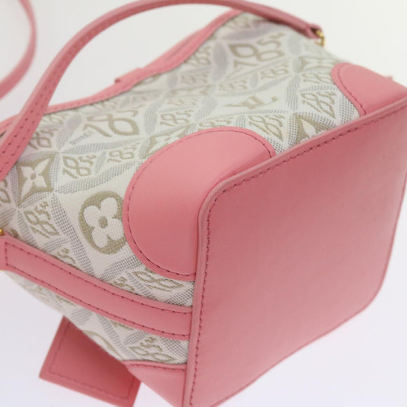 LOUIS VUITTON Pre Owned 1854 Print Noe Perth Bag Pink M81112 LV Auth 69112SA