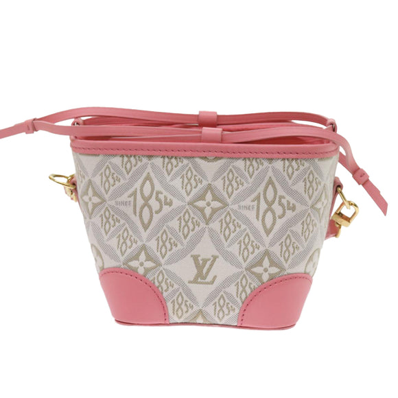 LOUIS VUITTON Pre Owned 1854 Print Noe Perth Bag Pink M81112 LV Auth 69112SA
