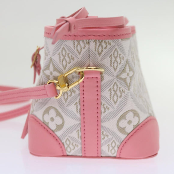 LOUIS VUITTON Pre Owned 1854 Print Noe Perth Bag Pink M81112 LV Auth 69112SA