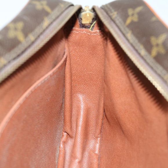 LOUIS VUITTON Monogram Compiegne 28 Clutch Bag M51845 LV Auth 70477