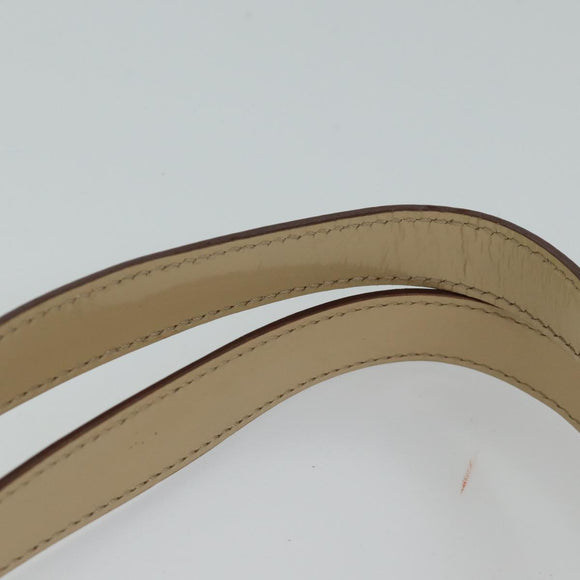 CELINE Shoulder Bag Canvas Beige Auth 70633