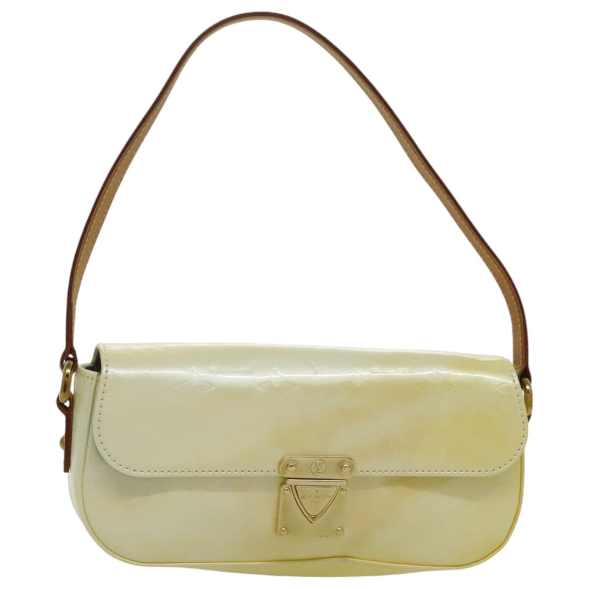 LOUIS VUITTON Monogram Vernis Malibu street Shoulder Bag Perle