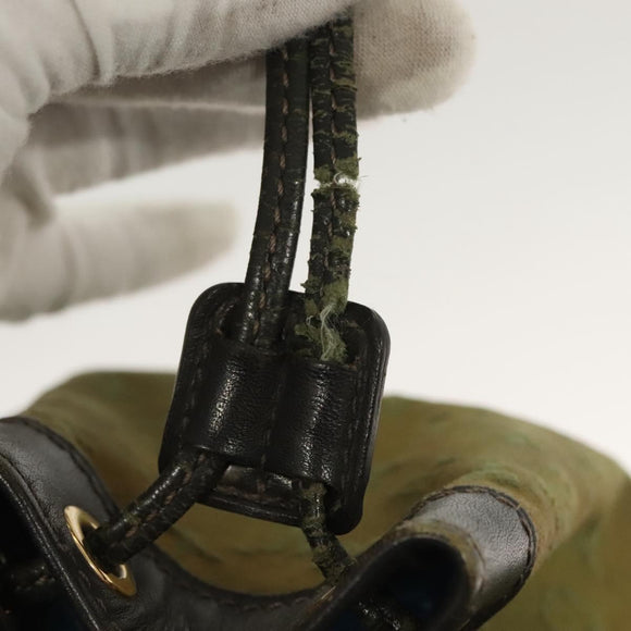 LOUIS VUITTON Monogram Mini Noelie Tote Bag TST khaki M92688 LV Auth BA3096