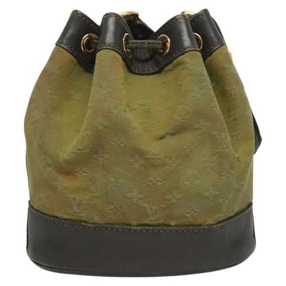 LOUIS VUITTON Monogram Mini Noelie Tote Bag TST khaki M92688 LV Auth BA3096