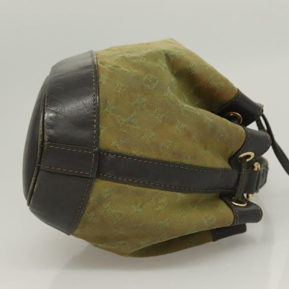 LOUIS VUITTON Monogram Mini Noelie Tote Bag TST khaki M92688 LV Auth BA3096