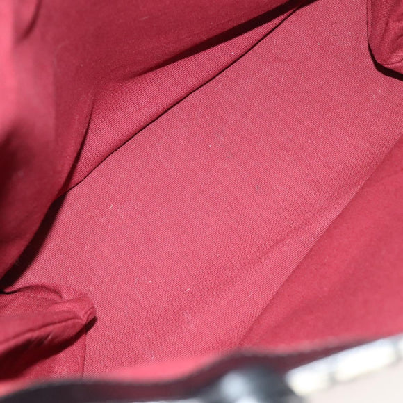 BURBERRY Nova Check Hand Bag Wool Beige Auth BA3138