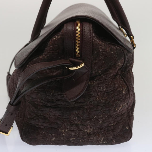 LOUIS VUITTON Monogram Volupte Psyche Hand Bag 2way Bordeaux M93475 Auth bs12168