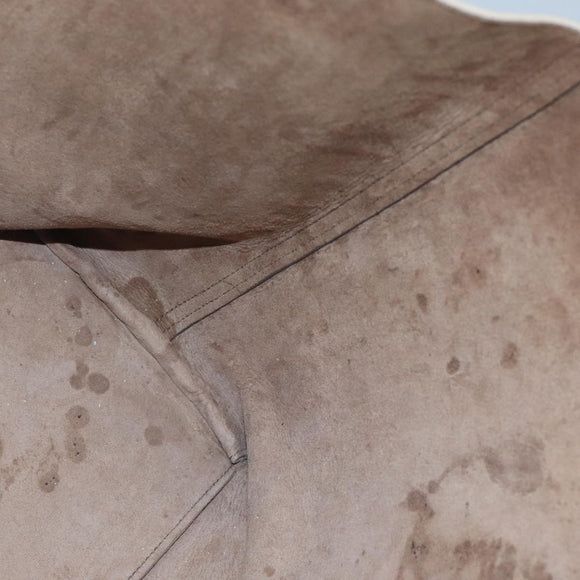 BOTTEGA VENETA Micro Butterfly Tote Bag Leather White Auth bs20055