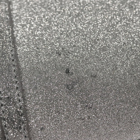 BALENCIAGA Everyday XXS Hand Bag Leather 2way Silver Auth bs21056