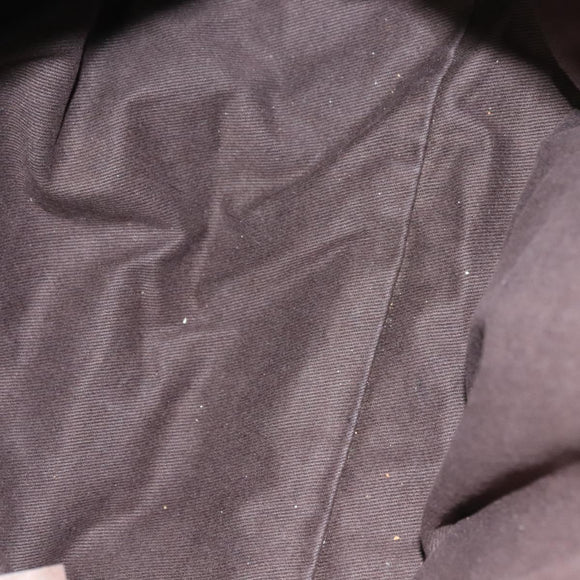 Chloe Hand Bag Enamel Brown Auth bs26736