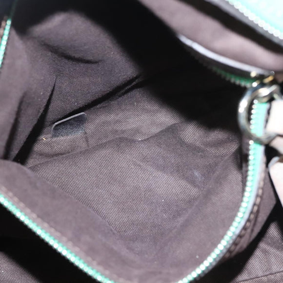 Chloe Hand Bag Enamel Brown Auth bs26736