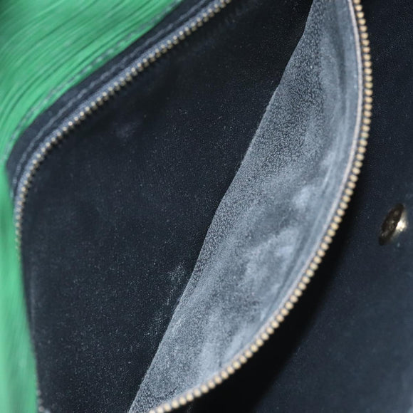 LOUIS VUITTON Epi Montaigne 27 Clutch Bag Green M52654 LV Auth EC712