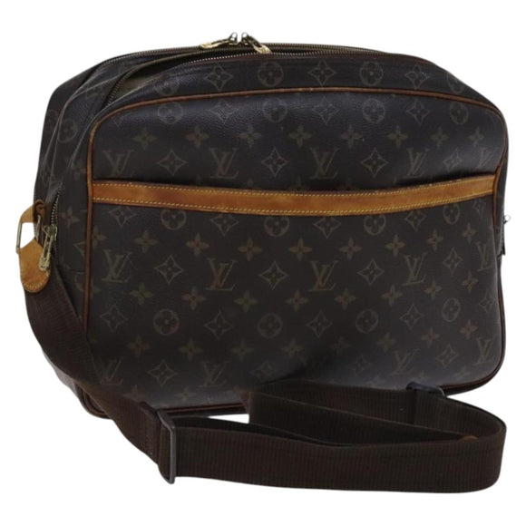 LOUIS VUITTON Monogram Reporter GM Shoulder Bag M45252 LV Auth EC984