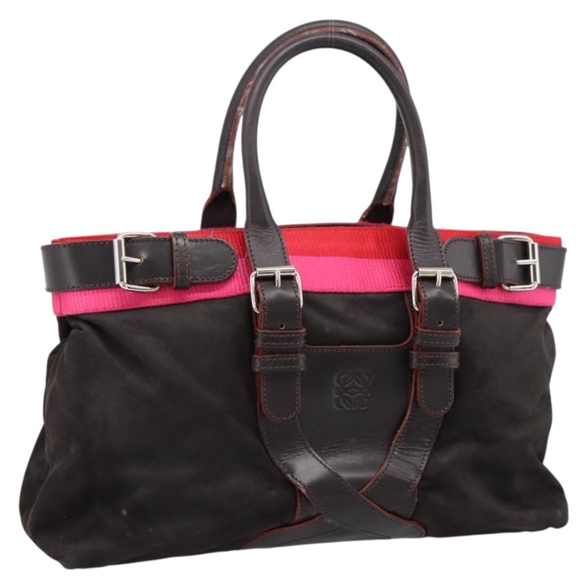 LOEWE　ハンドBag LOEWE Hand Bag Leather Black Silver Auth ep15767 | Brand Street Tokyo