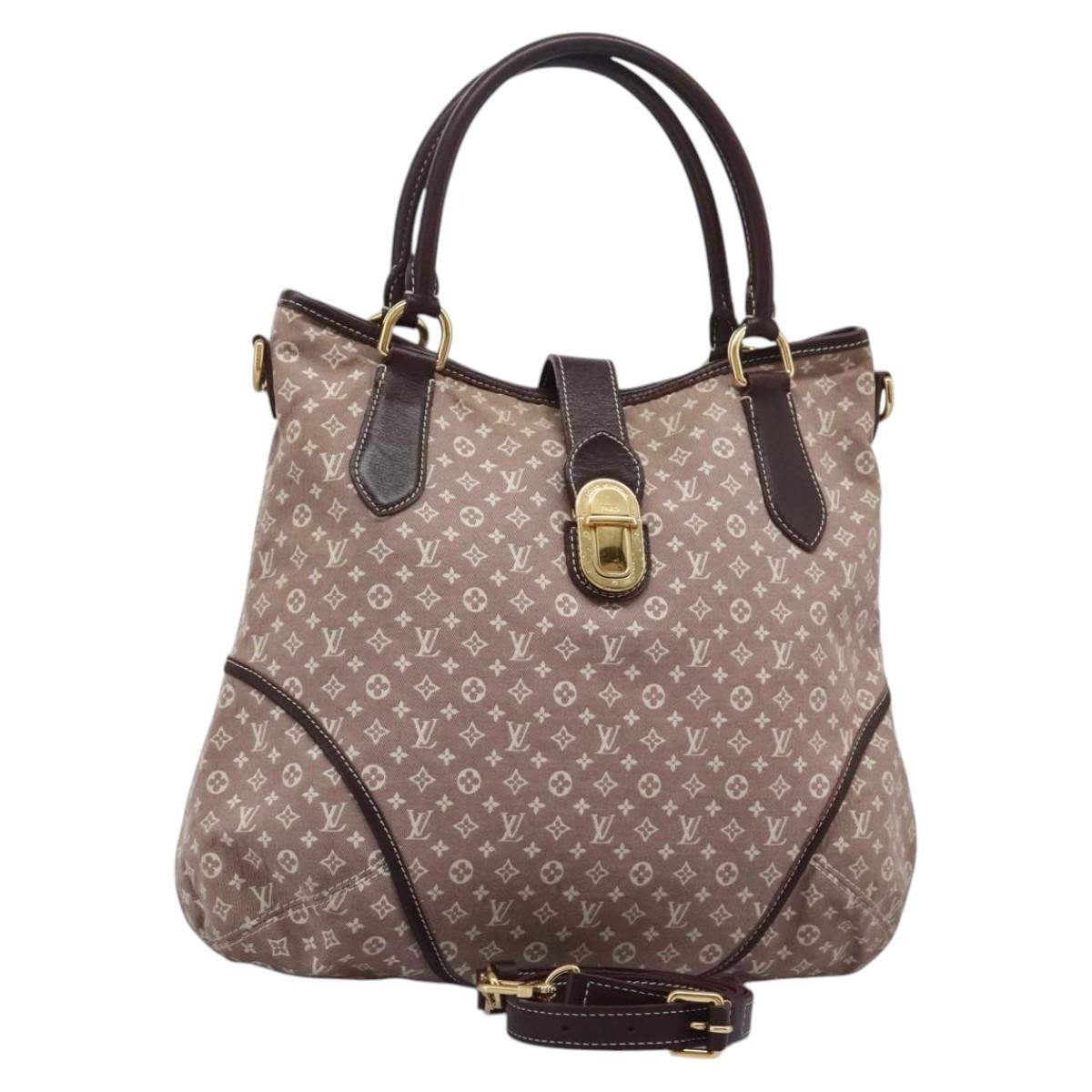 LOUIS VUITTON Monogram Idylle Elegy Hand Bag 2way Red Sepia M56698