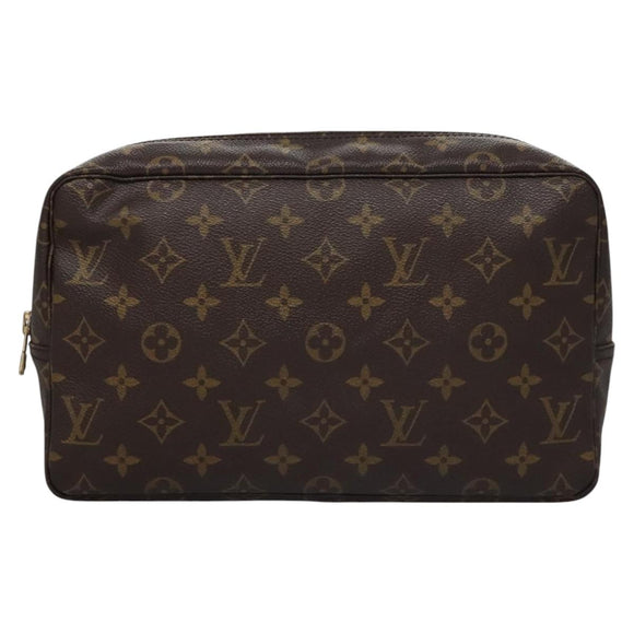 LOUIS VUITTON Monogram Trousse Toilette 28 Clutch Bag M47522 LV Auth ep7991
