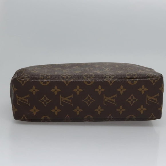 LOUIS VUITTON Monogram Trousse Toilette 28 Clutch Bag M47522 LV Auth ep7991