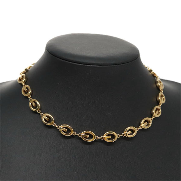 Gianni Versace Necklace metal Gold Auth FF4485