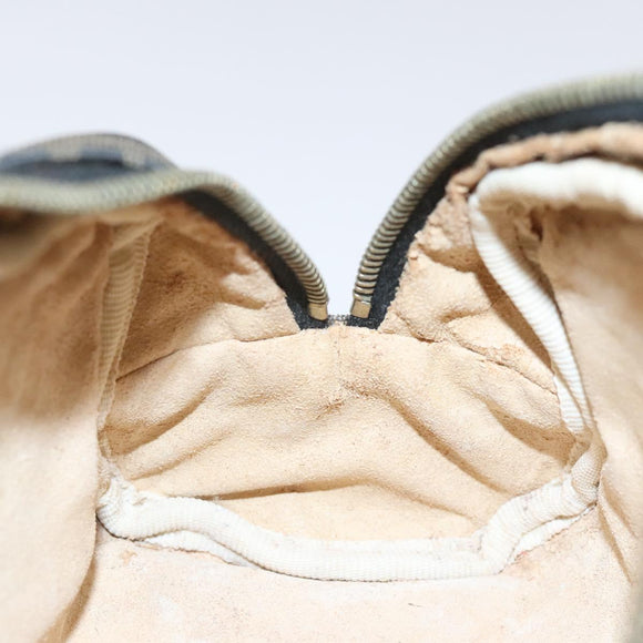 FENDI Zucca Canvas Pouch Brown Black Auth KD058