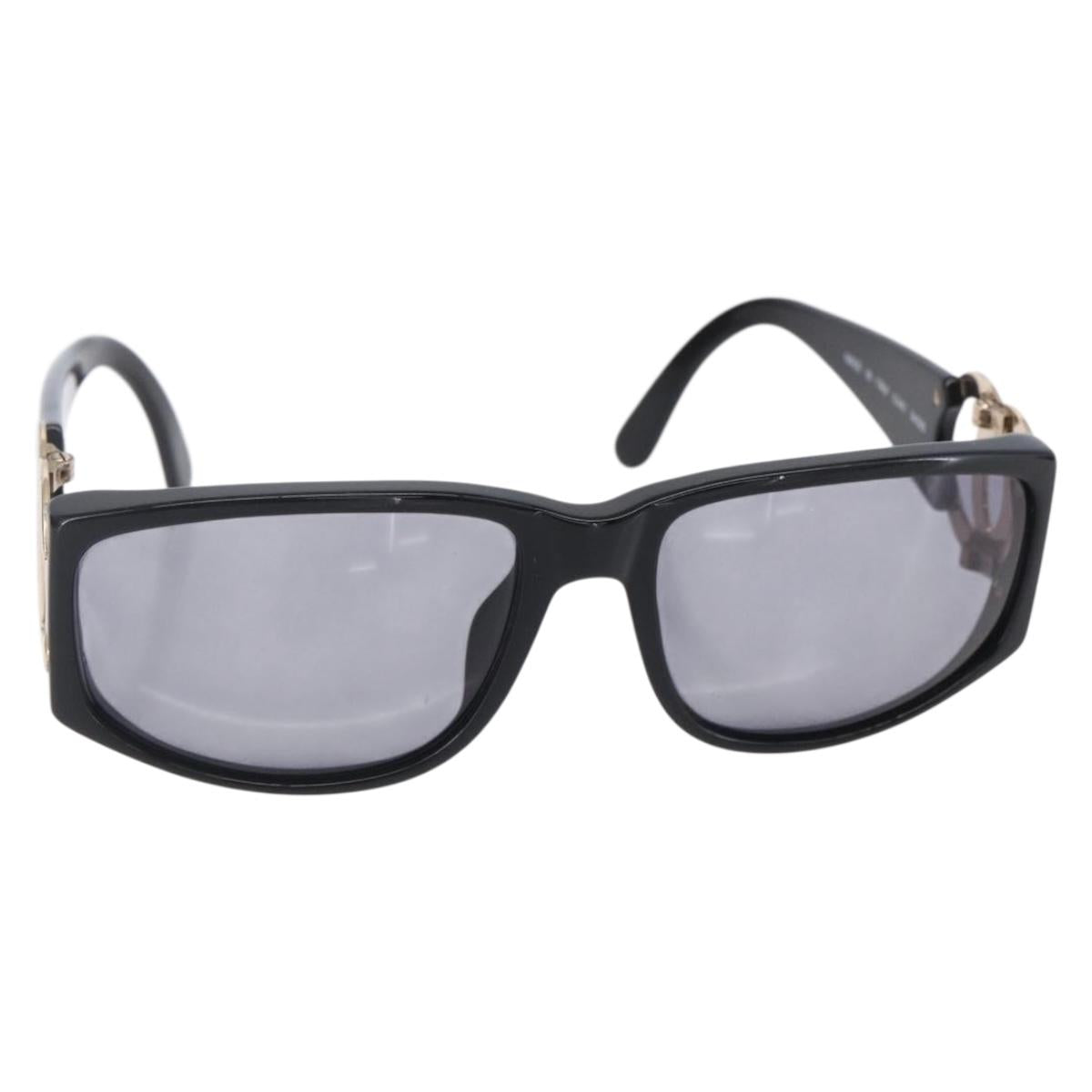 CHANEL Sunglasses plastic Black CC Auth Authentic Chanel Black Square with CC Logo Sunglasses  main image 4