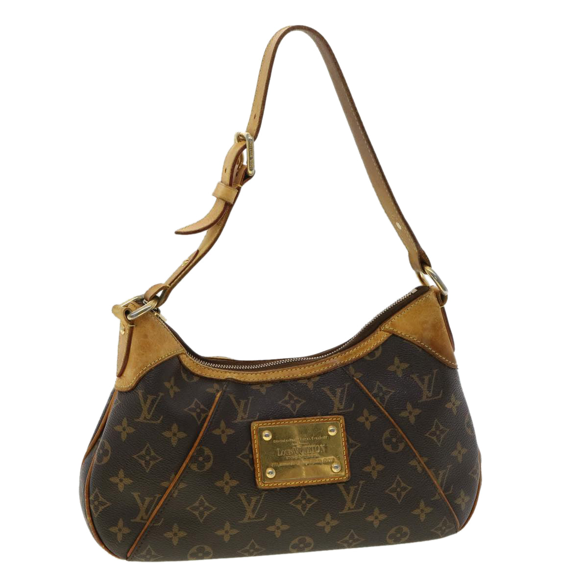 LOUIS VUITTON Monogram Thames PM Shoulder Bag M56384 LV Auth 32656 
