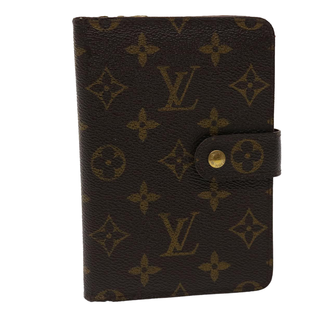 Auth LOUIS VUITTON Monogram M61667 Compact Zip Bifold Wallet Purse