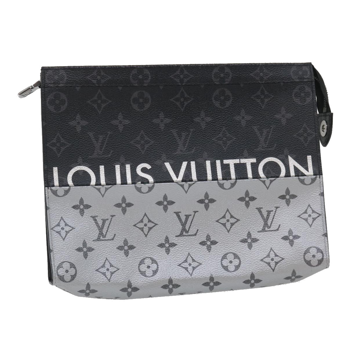 LOUIS VUITTON Monogram Split Pochette Voyage MM Clutch Bag M63039