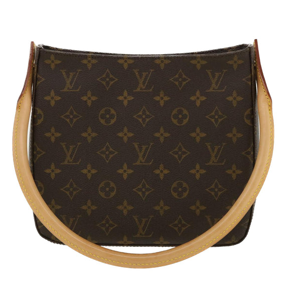 LOUIS VUITTON Monogram Looping MM Shoulder Bag M51146 LV Auth ar8271