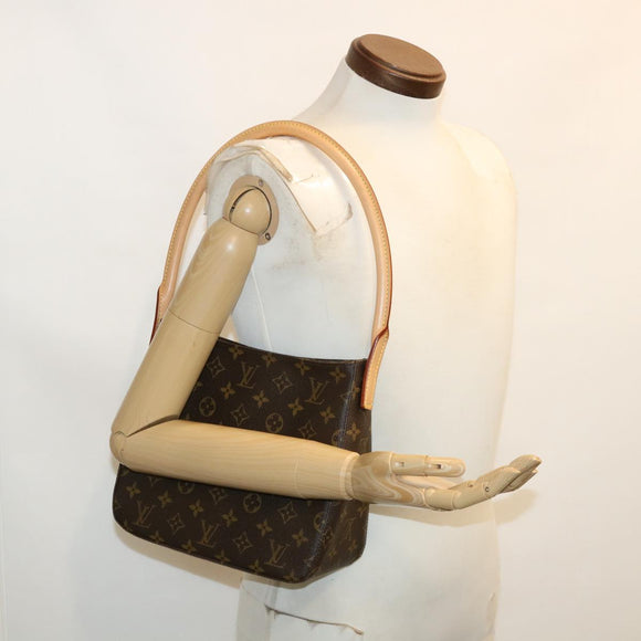 LOUIS VUITTON Monogram Looping MM Shoulder Bag M51146 LV Auth ar8271
