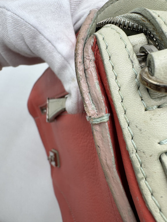 LOUIS VUITTON Pochette Corail Shoulder Bag Leather Pink M94181 LV Auth bs18764
