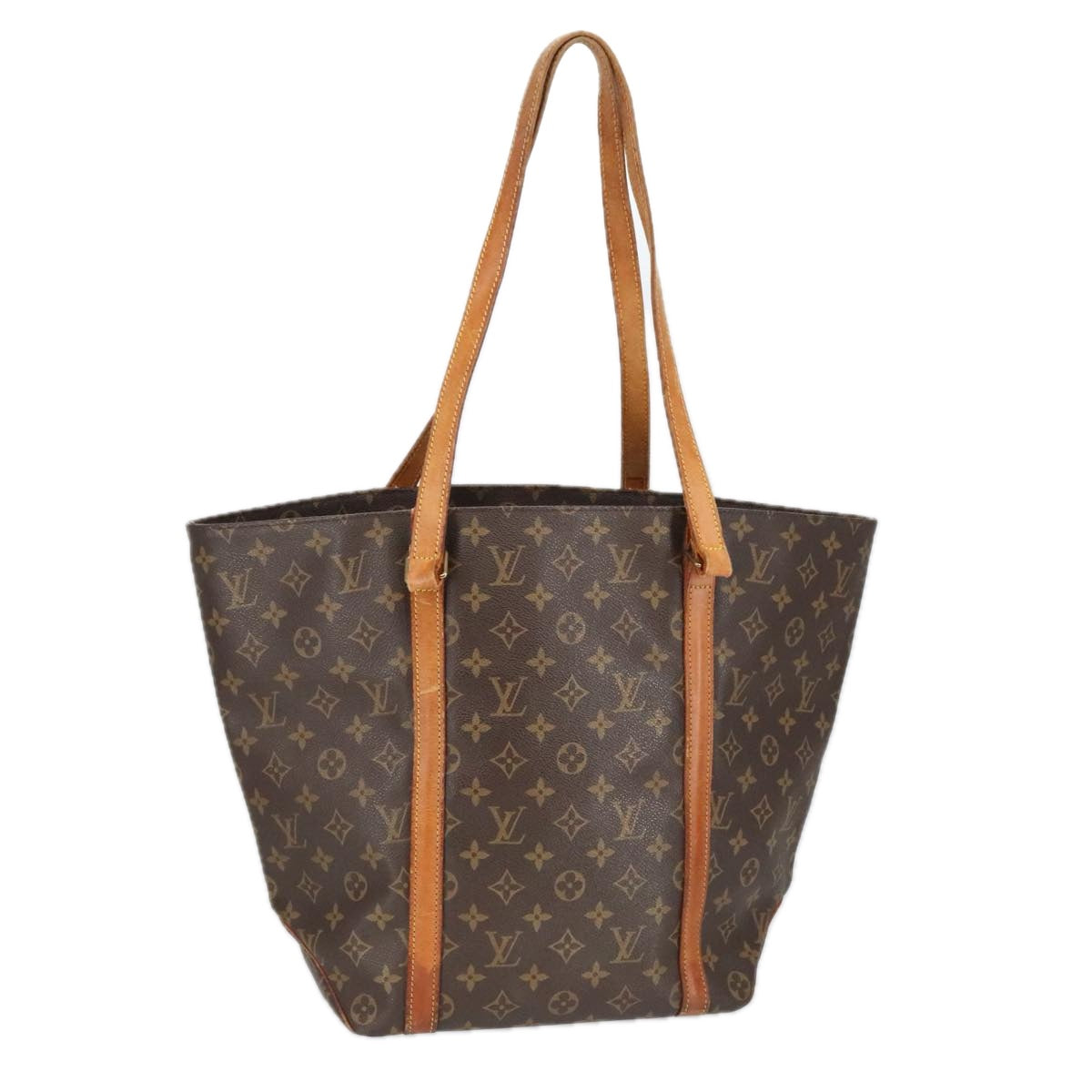 LOUIS VUITTON Monogram Sac Shopping Tote Bag M51108 LV Auth 100003