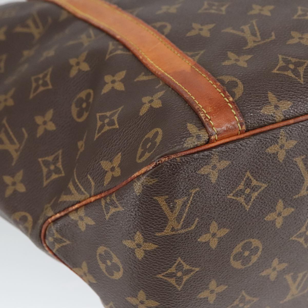 LOUIS VUITTON Monogram Sac Shopping Tote Bag M51108 LV Auth 100003