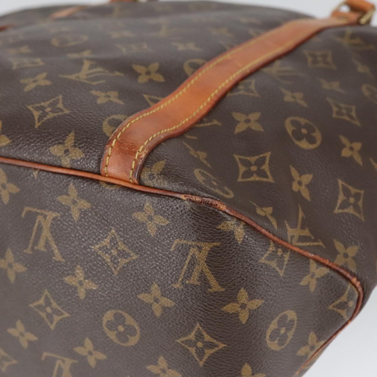 LOUIS VUITTON Monogram Sac Shopping Tote Bag M51108 LV Auth 100003